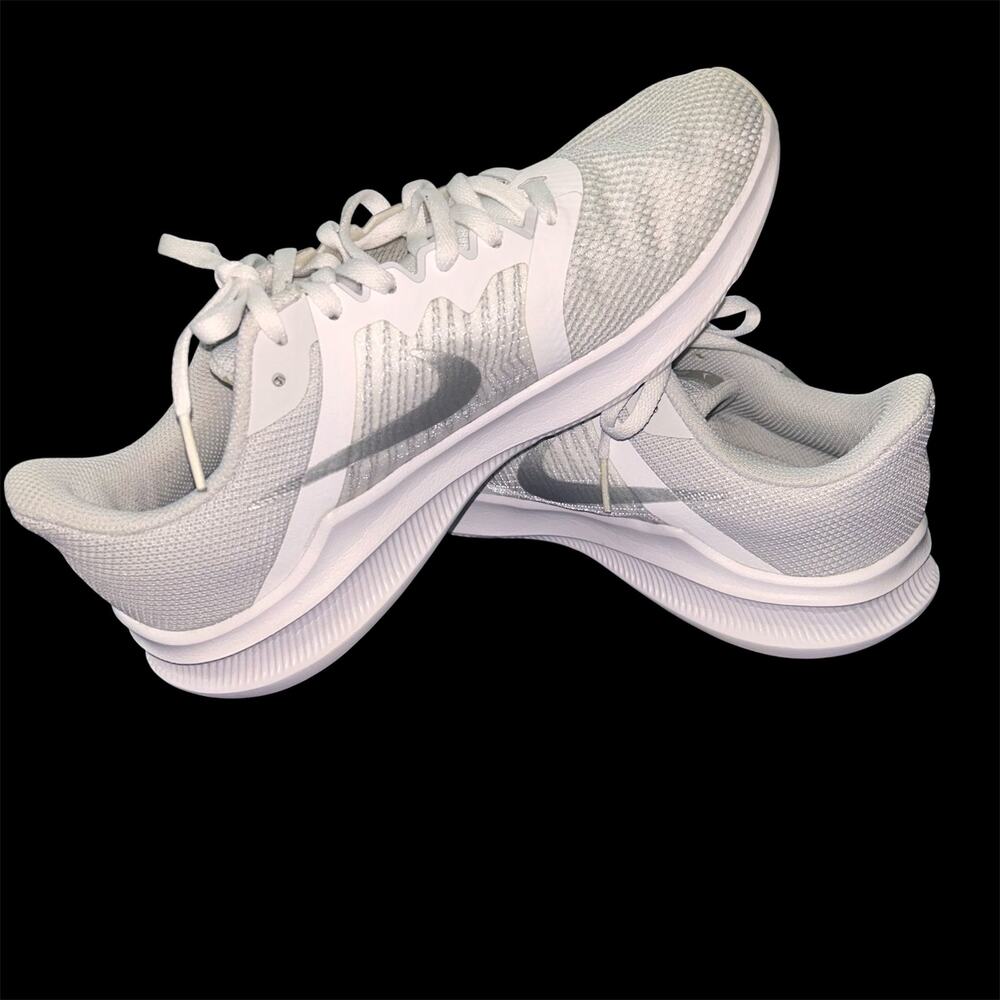 Nike Size 8 Downshifter Women's Running Shoes Sneakers Gray White Silver